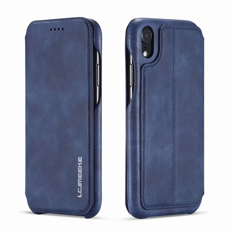 Business Flip Cover Phone Case with Solid Color Design